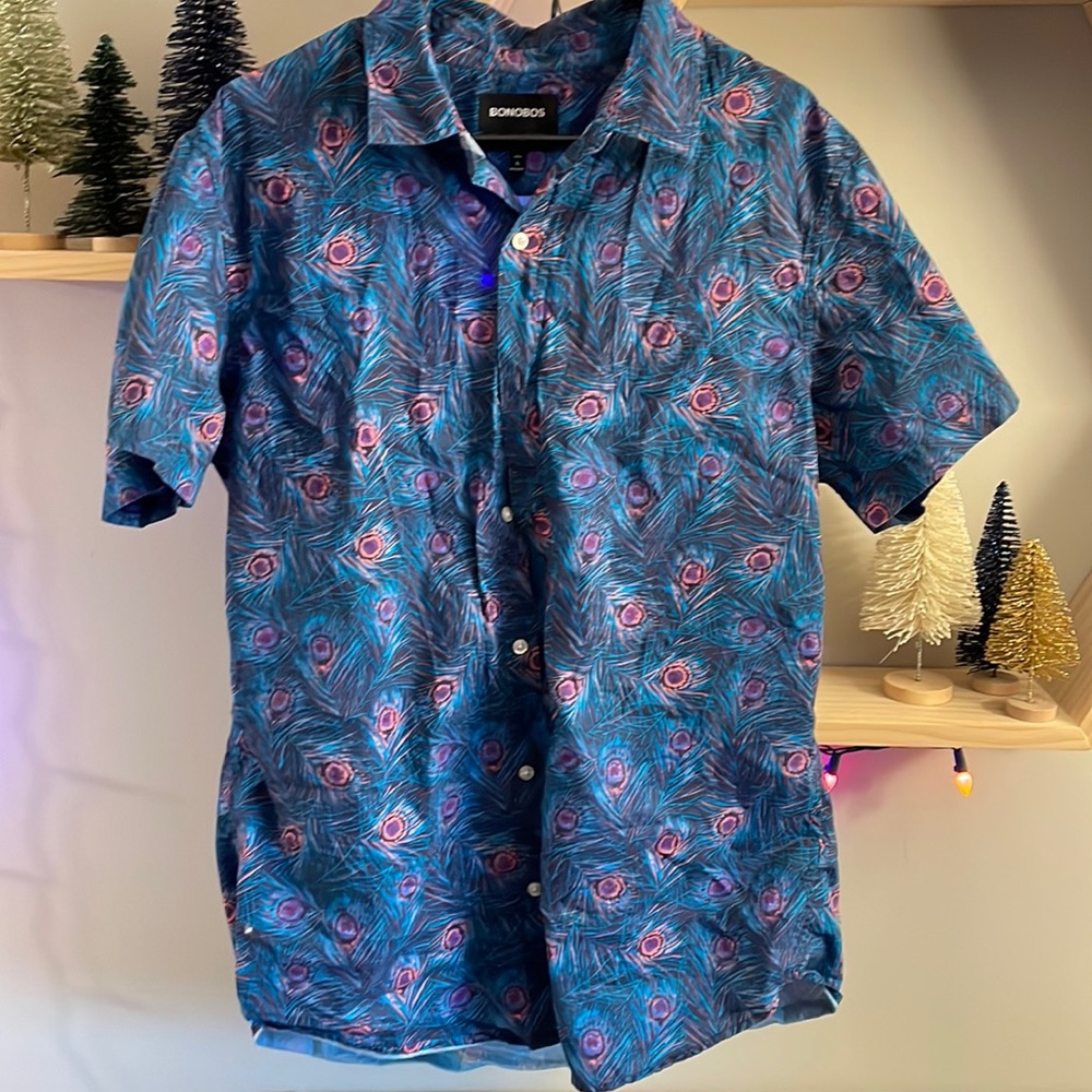 XL Bonobos slim fit short sleeve button down